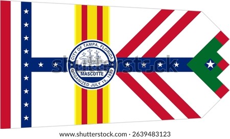 Flag of Tampa, 16:9 Format, Tampa Flag