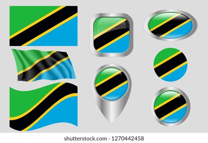 More Tanzania maps on Shutterstock