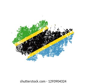 Flag Tanzania of the old state