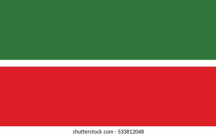 flag of tatrstan vector icon illustration eps10