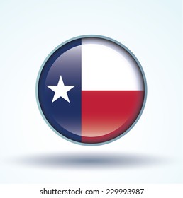 Flag of Texas, vector illustration