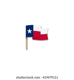 Flag of Texas. Vector illustration