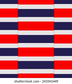 Flag Thailand texture vector illustration 