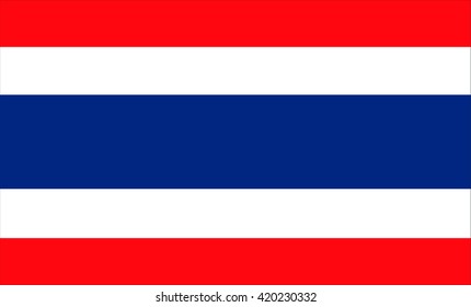 Flag of Thailand vector image