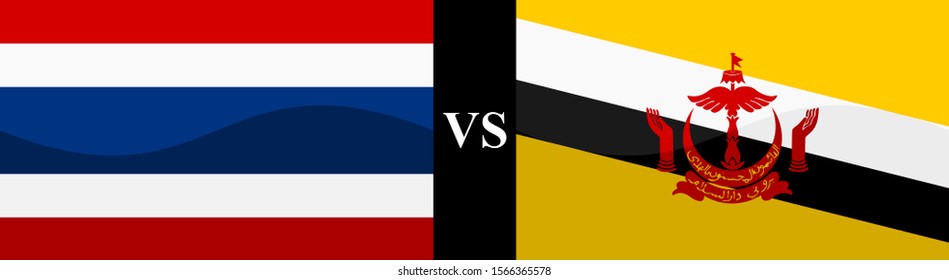 flag of thailand vs brunei