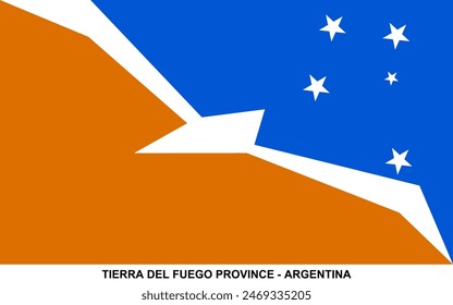 Flag of TIERRA DEL FUEGO PROVINCE - ARGENTINA, TIERRA DEL FUEGO PROVINCE - ARGENTINA national flag