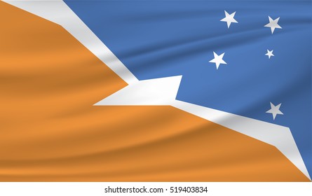 Flag of Tierra del Fuego Province - Argentina