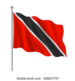 Flag of Tobago, vector illustration