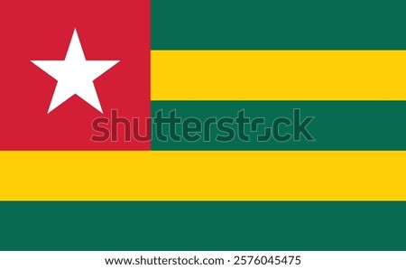 Flag of Togo logo icon