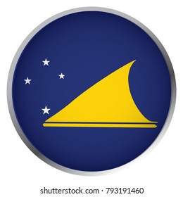 Flag of Tokelau (Round icon)
