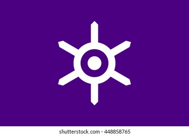 Flag of  Tokyo Prefecture of Japan. Proportion 2:3. EPS10.