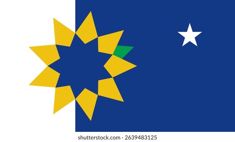 Flag of Topeka, 16:9 Format, Topeka Flag