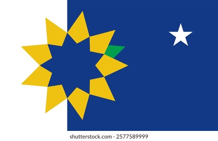 The flag of Topeka, the capital of the U.S. state of Kansas.