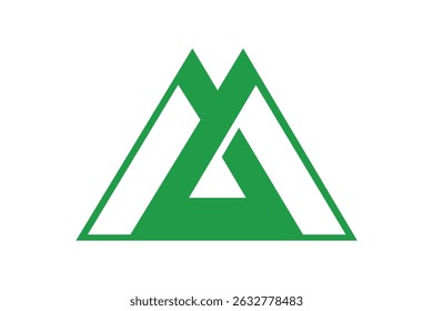 The flag of Toyama prefecture, Japan, vector design