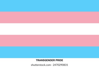 Flag of TRANSGENDER PRIDE, TRANSGENDER PRIDE flag