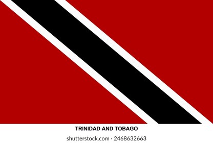 Flag of TRINIDAD AND TOBAGO, TRINIDAD AND TOBAGO national flag