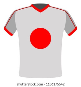 Flag t-shirt of Japan
