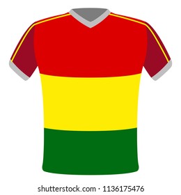 Flag t-shirt of Senegal