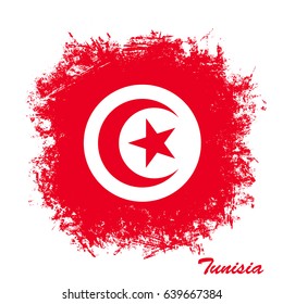 Flag of Tunisia.