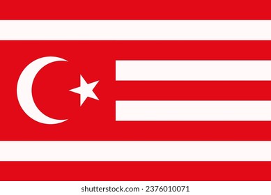 bandera de turkestán con banderas turcas