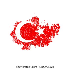 Flag Turkey of the old state