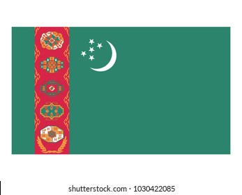 Flag of Turkmenistan