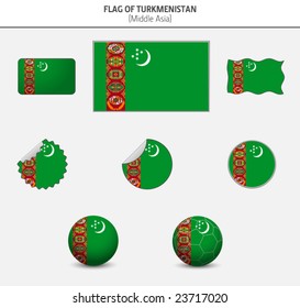 Flag of Turkmenistan