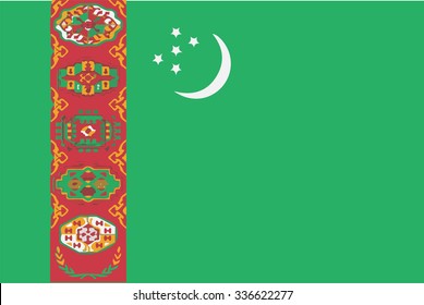 Flag of Turkmenistan