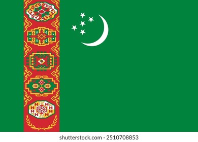 Flag of Turkmenistan, National Flag