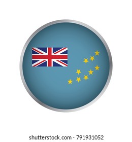 Flag of Tuvalu (round icon)