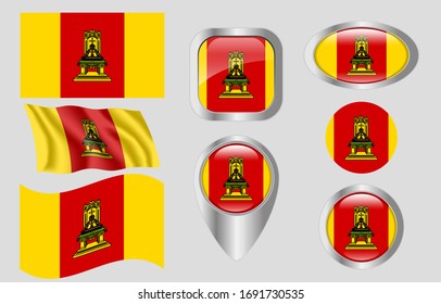 The Flag of Tver, Russia