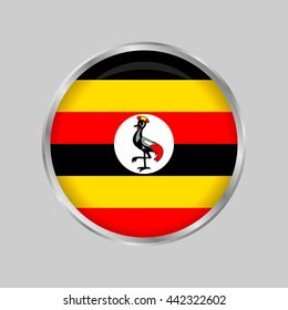 The flag of Uganda
