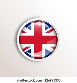 Flag Of Uk. Flag Concept