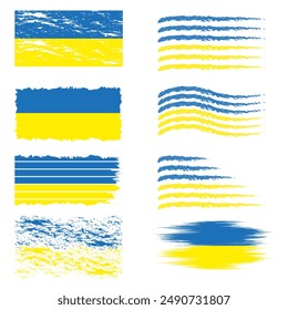 FLAG UKRAINE. Digital Clipart. Art Graphic Image. Ukraine vector. Symbol of Ukraine