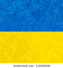 Flag of Ukraine grange illustration