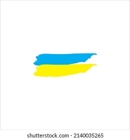 Flagge der Ukraine Symbol Vektorgrafik Symbol