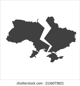 Flag of Ukraine. Pray for Ukraine, Concept Vector Illustration. Stop War and No War. Pray for Peace and Save Ukraine