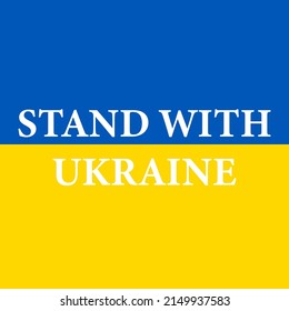 Flag of Ukraine. Ukrainian flag symbol. Vector illustration