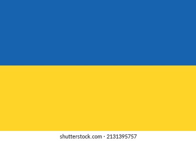 Flag Of Ukraine - Vector Illustration