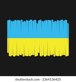 Flagge der Ukraine Vektorgrafik