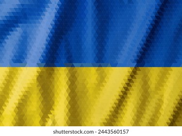 Flag of Ukraine. Vector illustration.