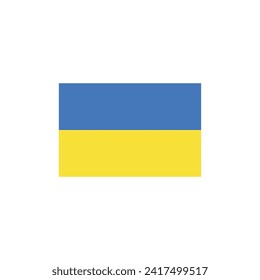Flag of Ukraine vector symbol
