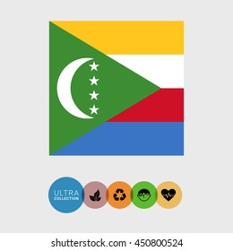 Flag of the Union of the Comoros