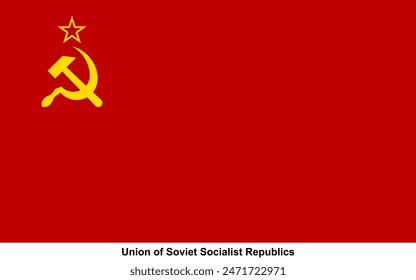 Flag of Union of Soviet Socialist Republics, Union of Soviet Socialist Republics flag