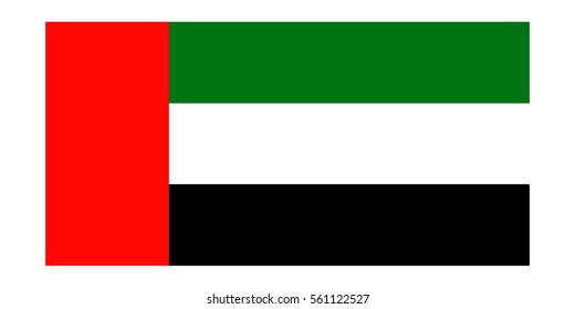 Flag of the United Arab Emirates ( a ratio of 2 to 1).