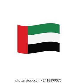Flag of the United Arab Emirates vector symbol
