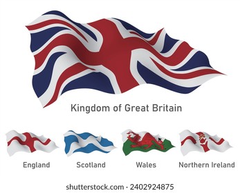 The flag of the United Kingdom