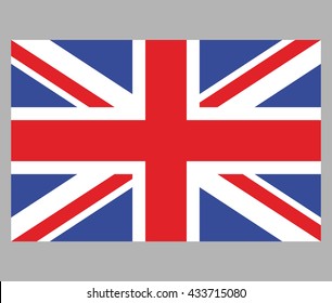 The flag of United Kingdom