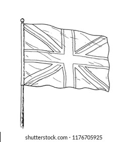 british flag drawing