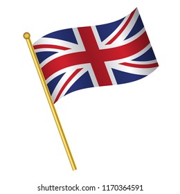 Flag United Kingdom United Kingdom Flag Stock Vector (Royalty Free ...